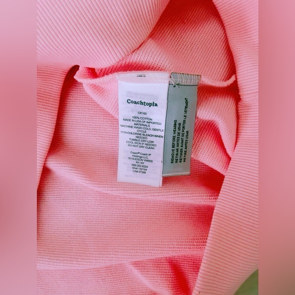 Coach women Valentine's Hoodie‎ Spring Autumn Streetwear Color Pink L - Picture 11 of 13